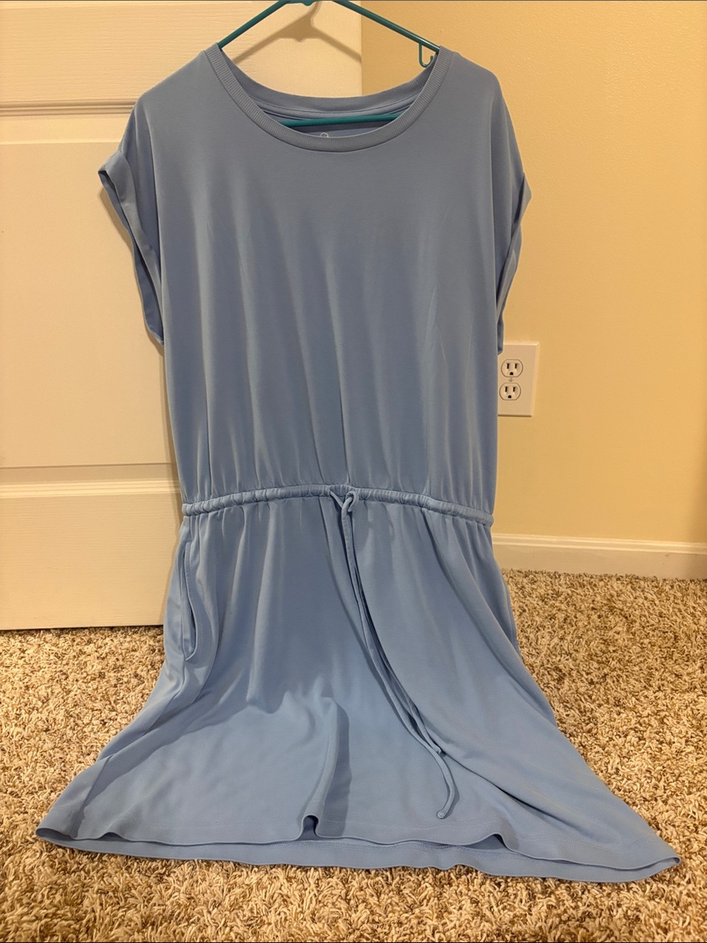 Lou & Grey Light Blue Mini Dress